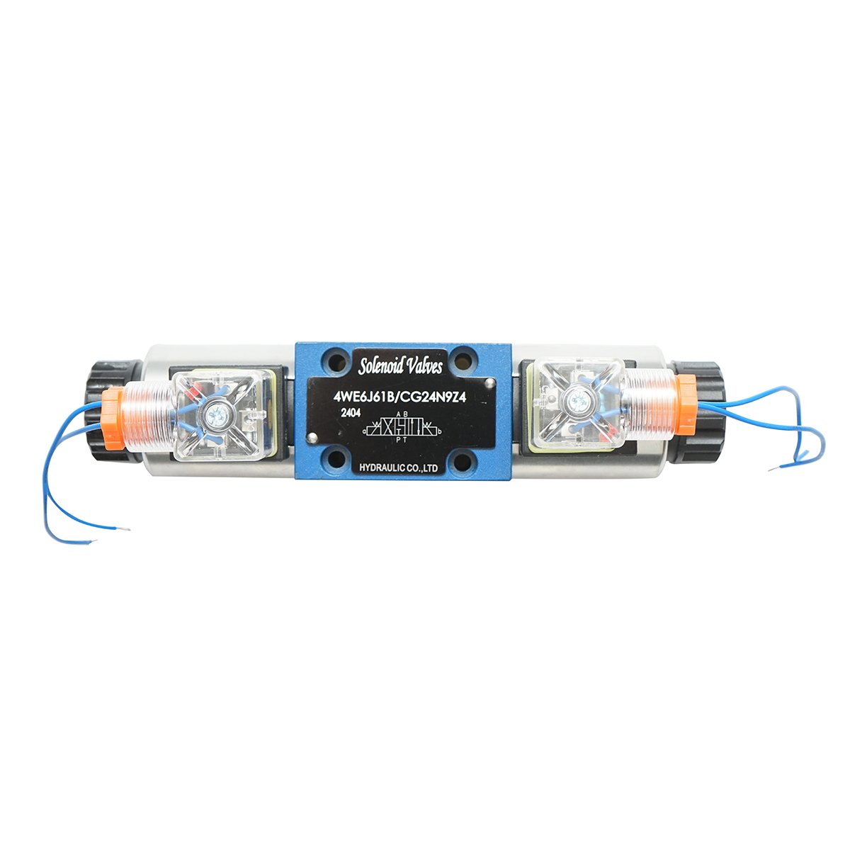 Electrovalva directionala 24VDC 25W pentru 6 cai control debit instalatii hidraulice HDQX126J 4WE6J61B CG12N9Z4